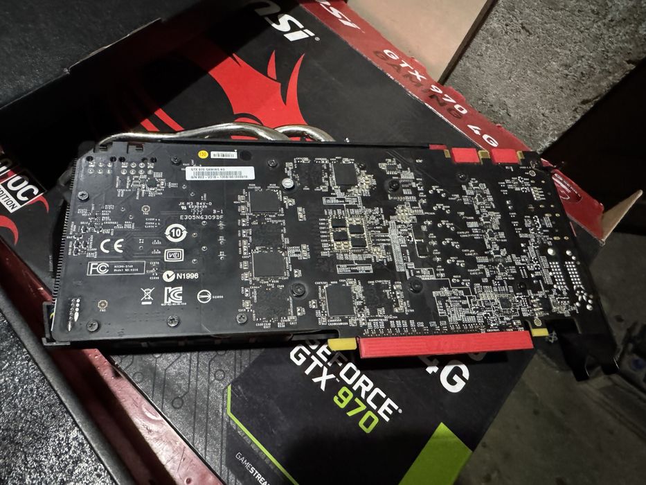 Видеокарта GTX970 Gaming от MSI 4G