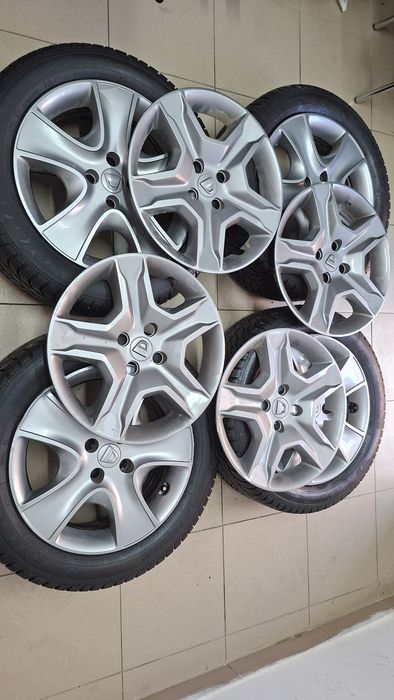 Set 4 roti structurale originale Dacia Logan Sandero Stepway cu 205. 55 R16 M+S