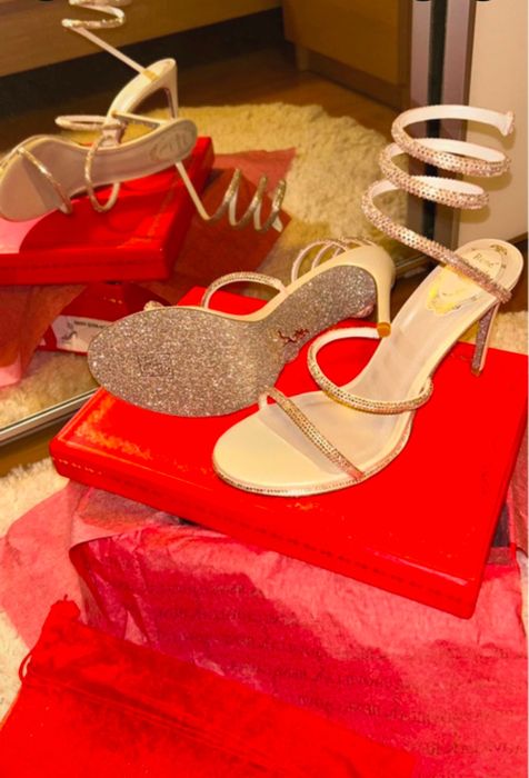 Sandale Rele Caovilla piele naturala pe stoc