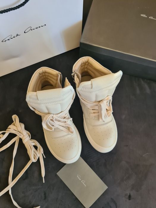 Rick Owens Leather Geobasket piele naturala/100%/size 36-45