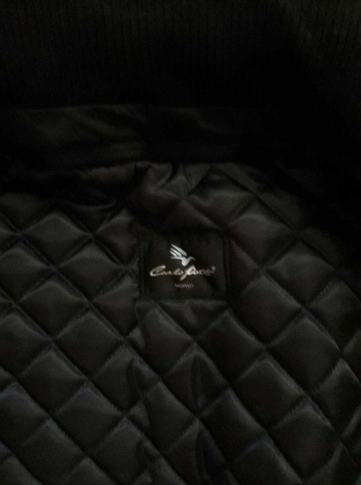 Geaca iarna barbat groasa  marime XL culoare negru Italia