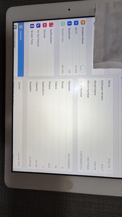 iPad Модел iPad Air 32GB