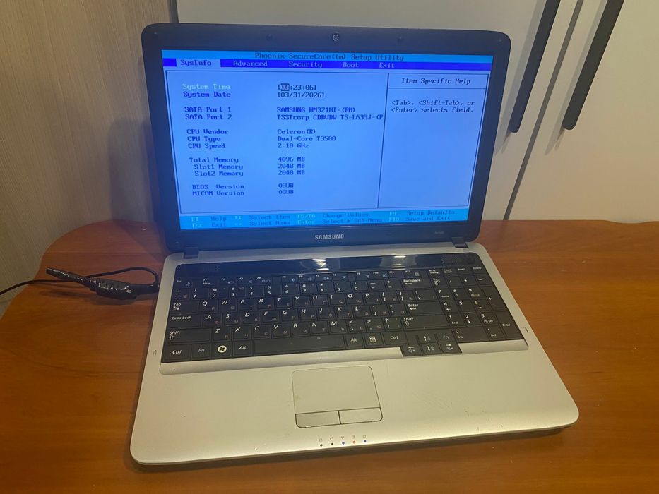 Офисный Samsung intel ozu4