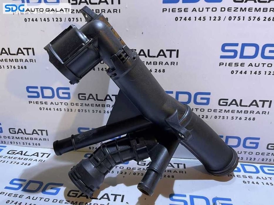 Tub Tubulatura Corp Carcasa Termostat Apa Motor VW Tiguan 2.0 TDI CUVE CUVC CUWA 2012 - 2018 Cod 04L121026F