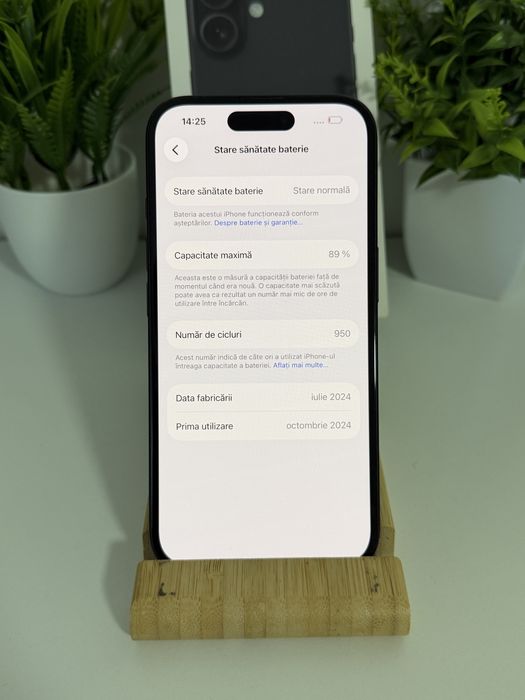 iPhone 16 128gb 89% fullbox