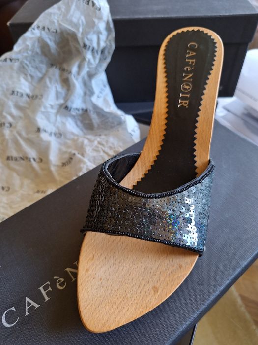 Saboți deosebiți "Cafe Noir" mărimea 38