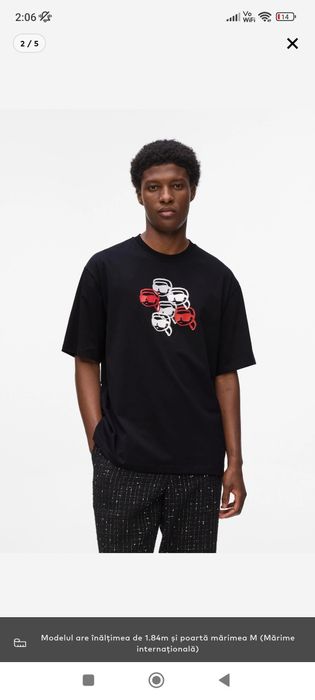 Oferta Tricou Karl LAGERFELD original 100% marimea M si L colectia nou