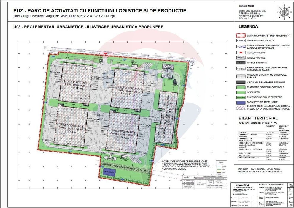 Teren cu PUZ aprobat – Destinație logistică, industrială și servicii