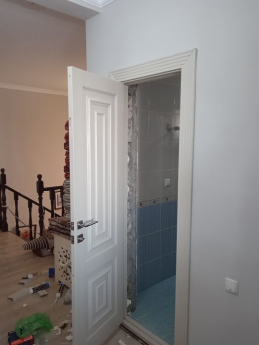 Укладка ламинат , установка дверей межкомнатных и входных дверей , нас ...