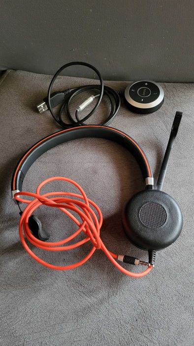 Jabra Evolve 40 UC Mono Căști Prin cablu BirouCall center Negru