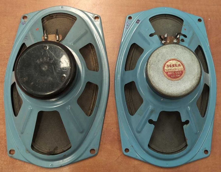 Difuzoare eliptice vintage Tesla ARE 667 / ARE 669