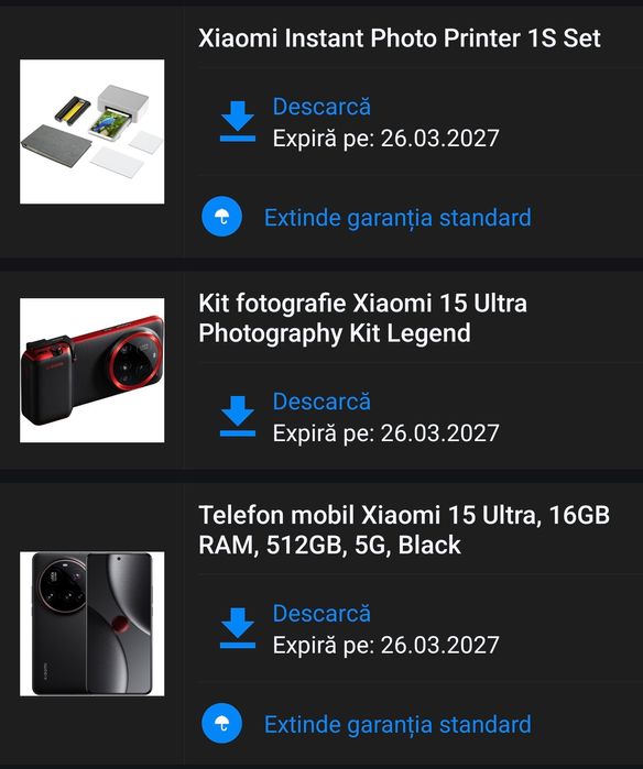 Xiaomi 15 Ultra cu Photography Kit si Imprimanta toate cu garantie inca  1 an