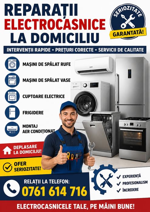 Reparații electrocasnice