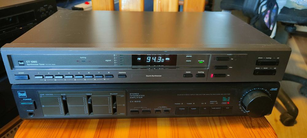 Сет Dual CV6010, усилвател, тунер и СД