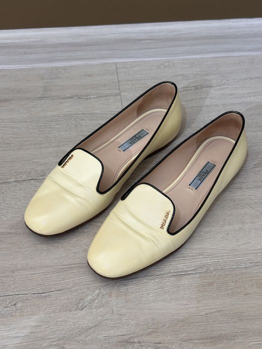 Балетки лоферы Prada