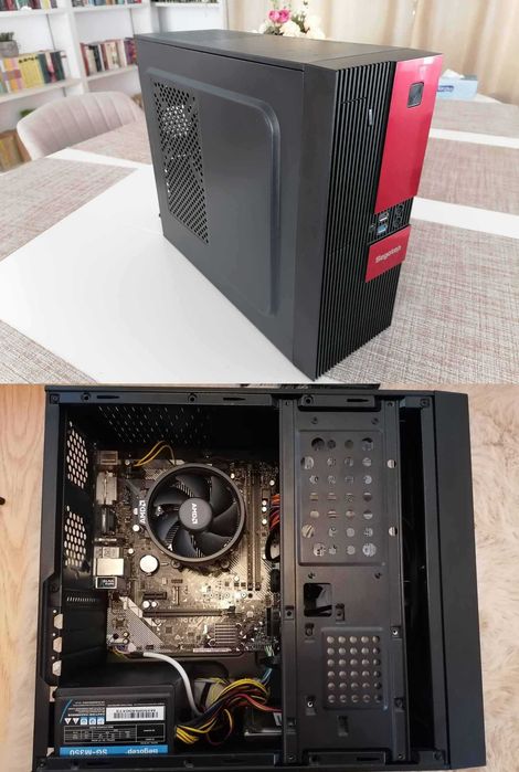 PC Gaming folosit Ryzen 5 2400G AMD Vega 11, 8gb ddr4, Segotep ssd hdd