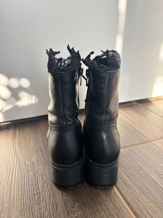 Дамски кубинки естествена кожа