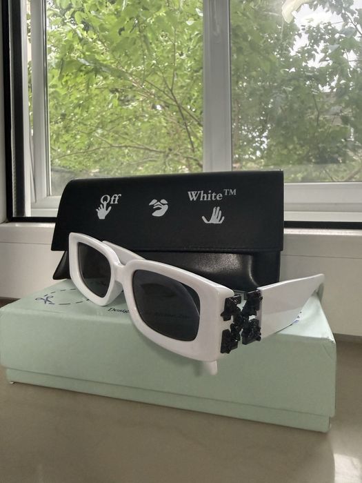Ochelari Off-White Alb negru cu model