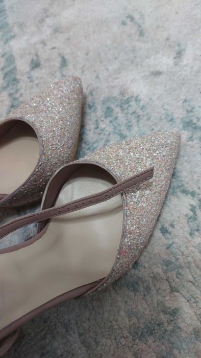 Sandale piele Glitter Gemelli