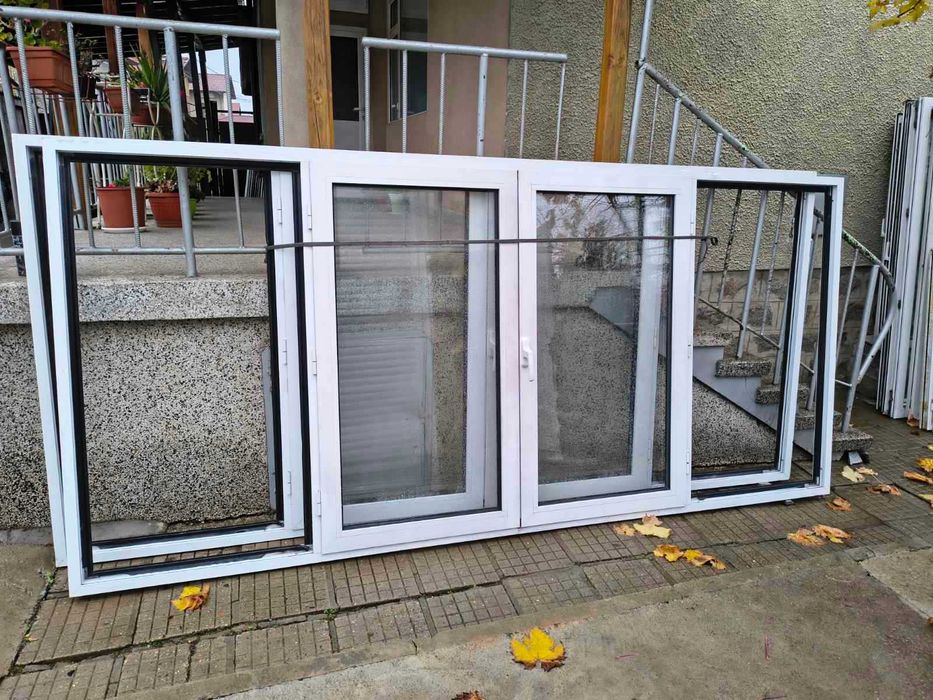 Алум. прозорец с термостат двоен стъклопакет разм. 327ш.-152в-200евро