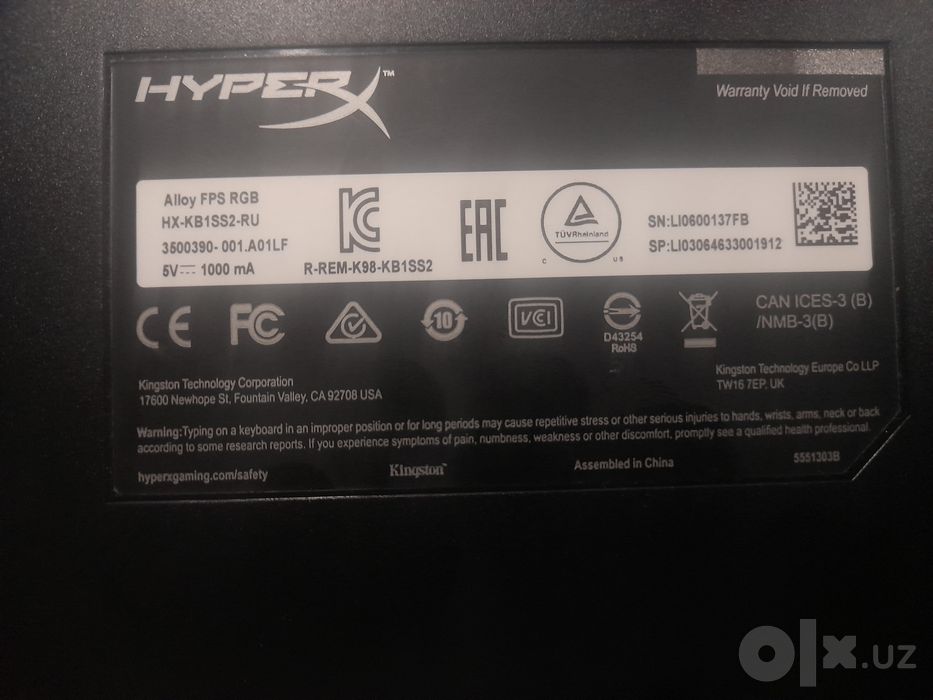 Hyperx alloy fps