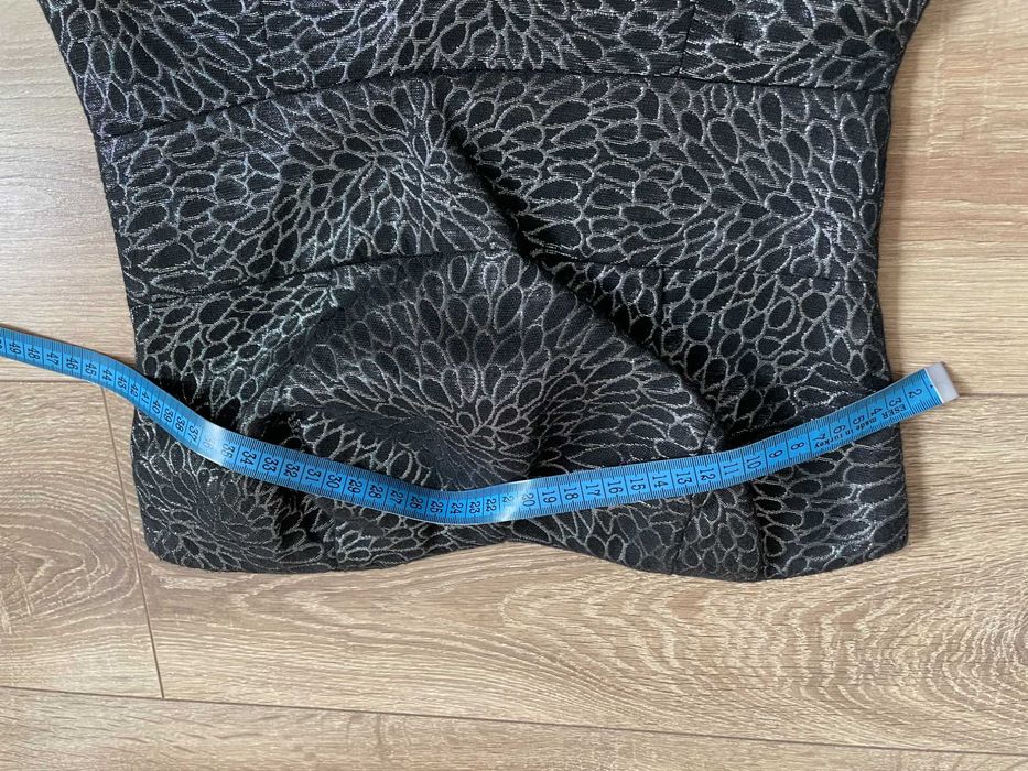 Rochie scurta de ocazie argintie fara bretele F&F  XS S