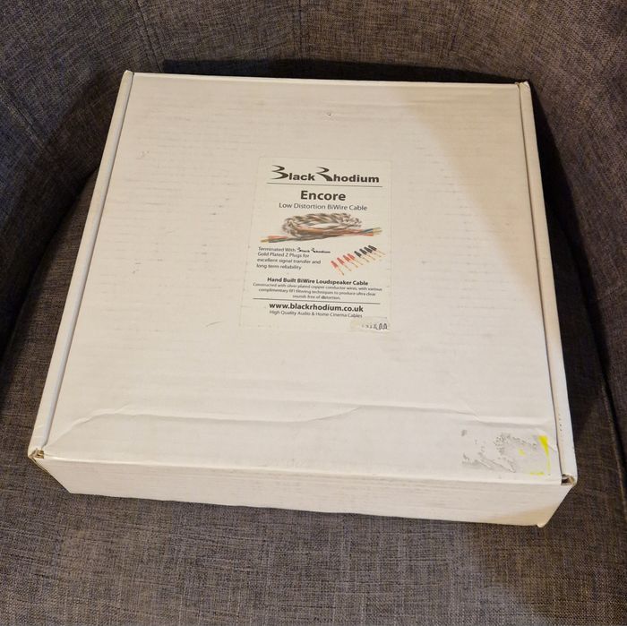 UK made аудио кабели: Black Rhodium Encore BiWire+Bi amping 2x3m