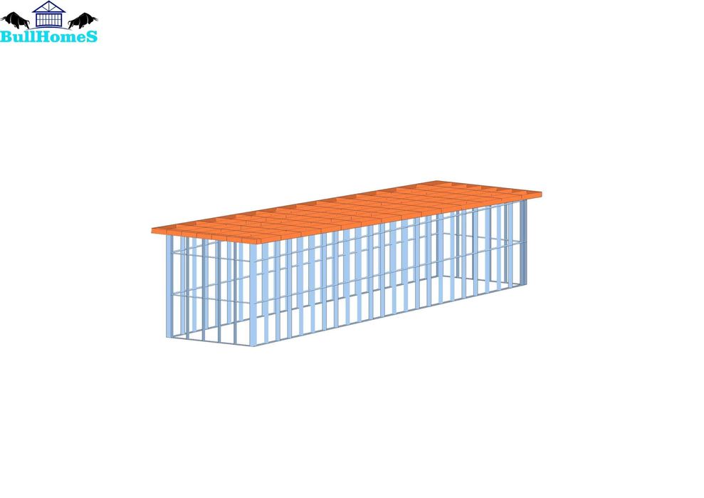 Бунгало,Павилион,Преместваеми,Модулни,Жилищни-62.4м² - 15.6м x 4м