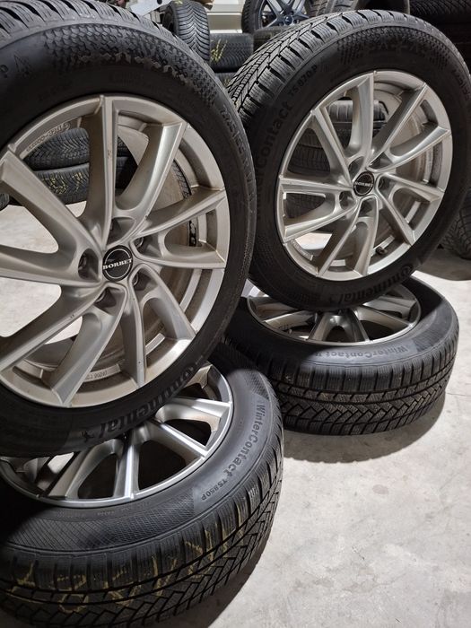 Set jante 225 55 r17  + anvelope iarnă Continental