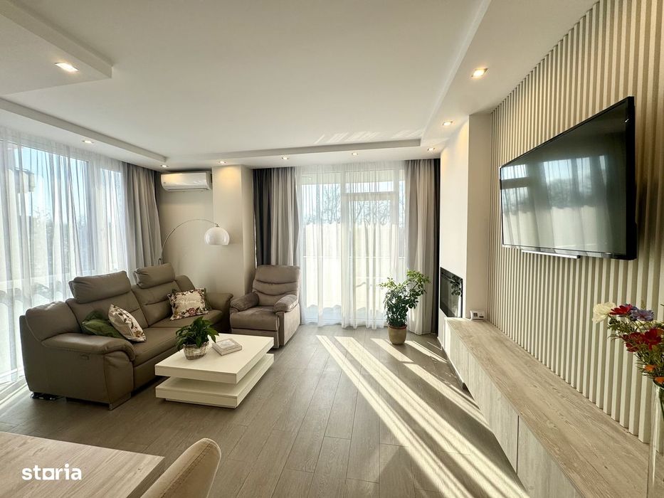 Inchiriez apartament 3 camere + parcare, amenajat modern, Micalaca