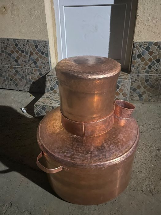 Cazan de tuica 125 litri cu fundul 4mm