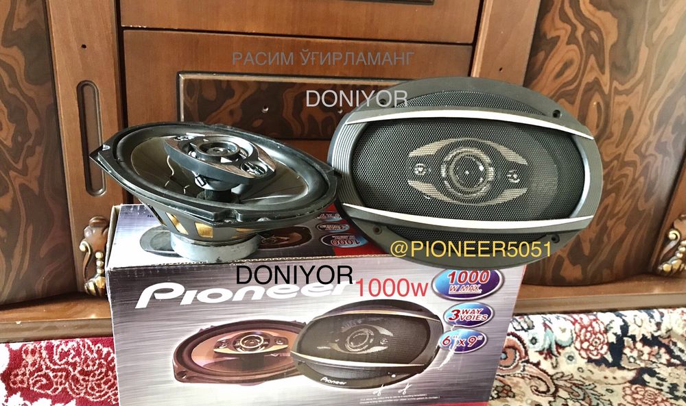 Pioneer kalonka 1000w yangi 2ta chetlari rezinkal pishalkas bor matiz