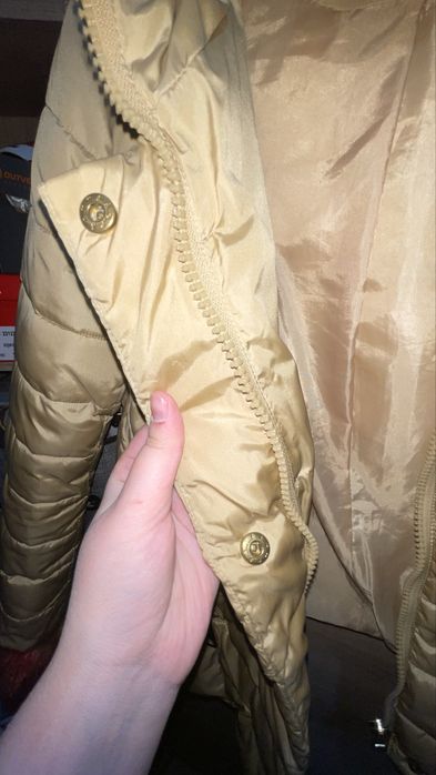 Куртка золотистая