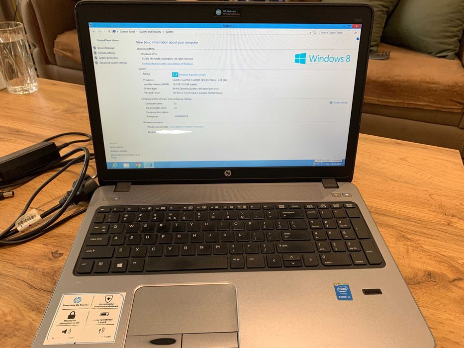 Лаптоп HP ProBook 450 G1 (INTEL i5, 12GBRAM, 500GBHDD)