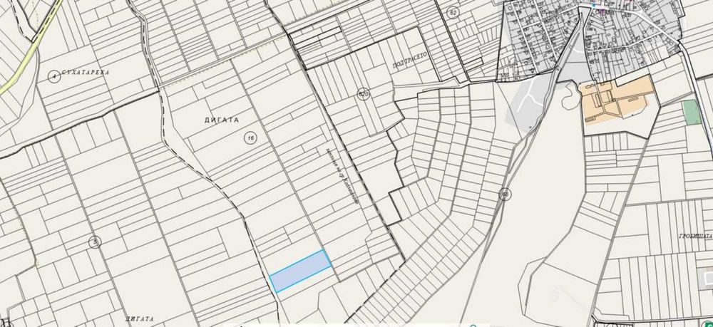 Продава се Парцел в Бургас, Сарафово - 19083 кв.м за 2 €/кв.м - Снимка #1