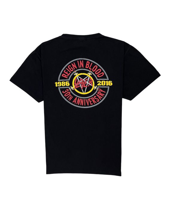 Slayer 30th Anniversary метал мъжка тениска, L размер