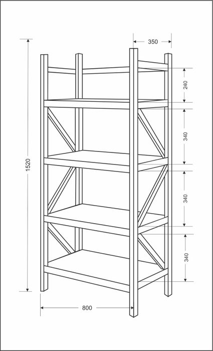 Стеллаж полка для интерьера