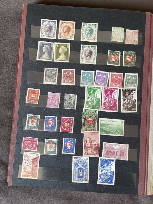 Lot timbre vechi Franța – Colecție Clasor (Anii '20-'40, serii rare)