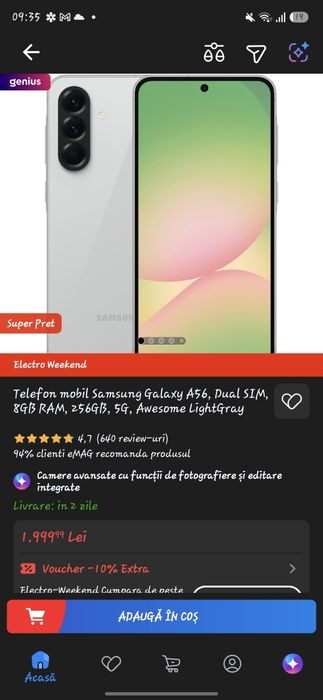 Vand Samsung A56
