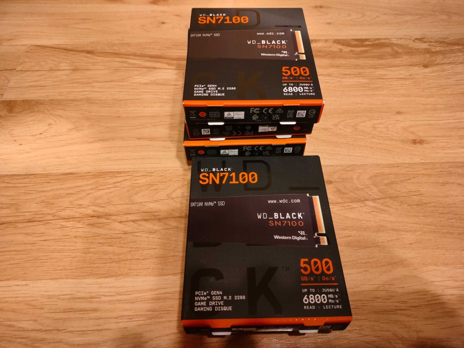 Solid-State Drive (SSD) Western Digital Black SN7100, NVMe™ M.2, 500GB