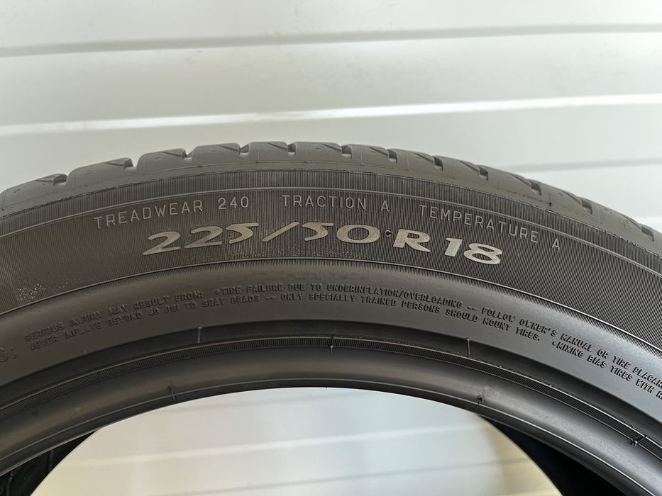 4бр Летни гуми 225/50/18/Michelin Primacy 3/dot1221г/6мм Грайпфер
