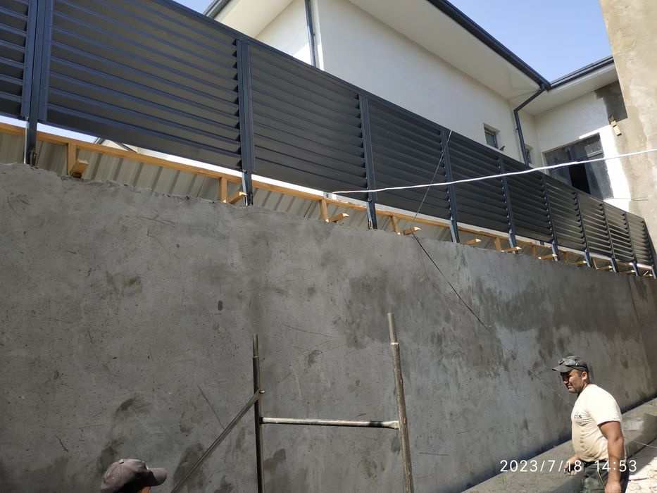 44. Заборы жалюзи. Евро заборы