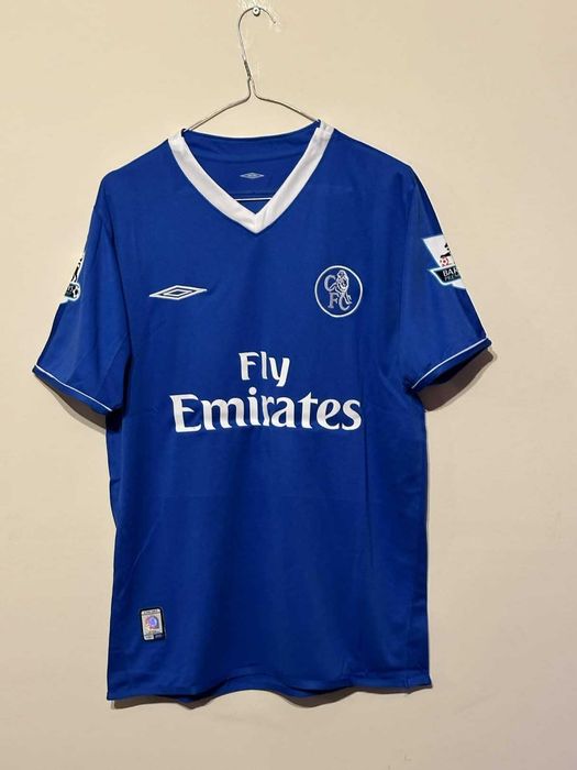 Тениска на Chelsea FC с Frank Lampard и баджове на Висша Лига -  НОВА!