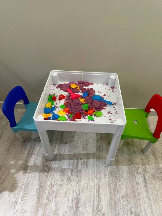 Лего стол со стульями детский