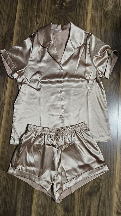 Pijama dama, Pijamale dama, Satin, Cadou, Craciun