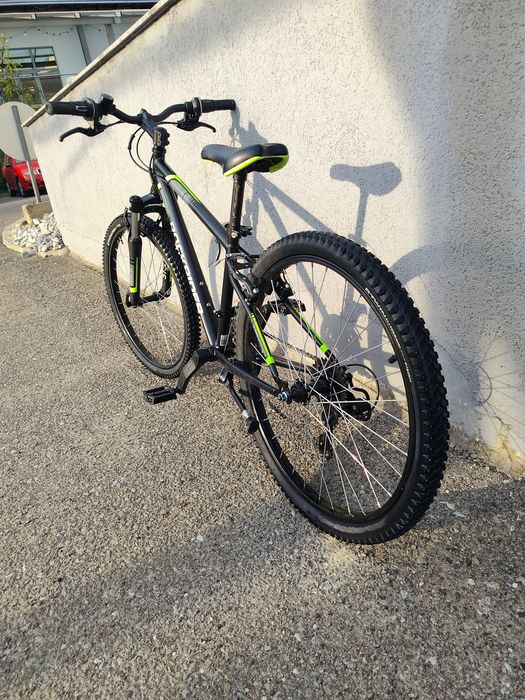 Bicicletă MTB ST 500 24" neagră copii 135-150 cm