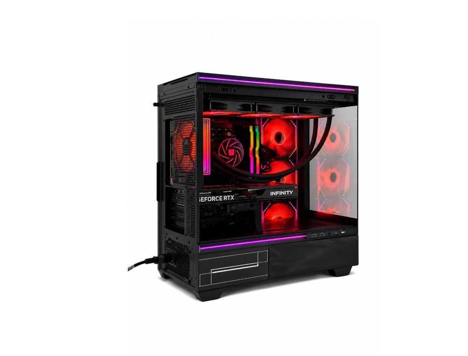 Геймърски компютър! Ryzen 5 5600 / 16GB RAM / 750W /RTX 3060TI - Гаранция!