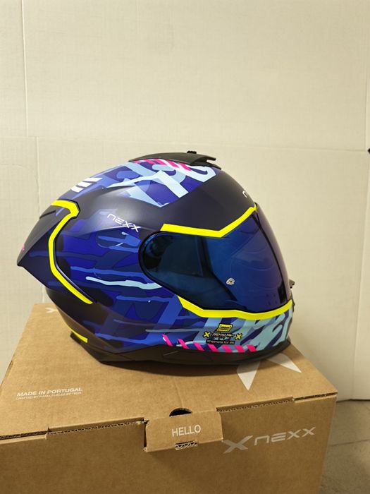 Каска NEXX   INDIGO blue matt - размер L