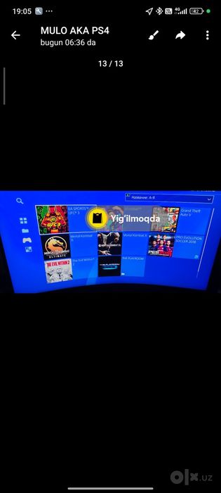 PS4 sotiladi arzon narxda