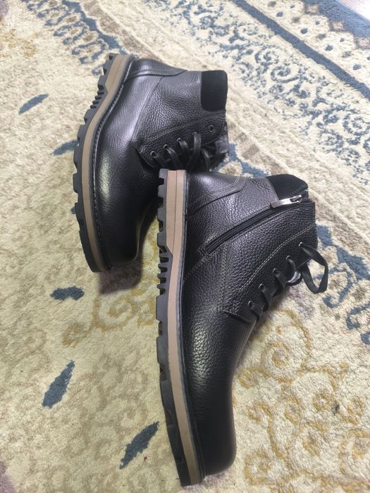 Полуботинки кожаные